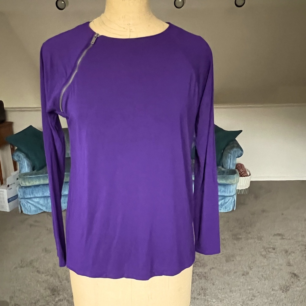 Calvin Klein Jeans purple long sleeve tshirt